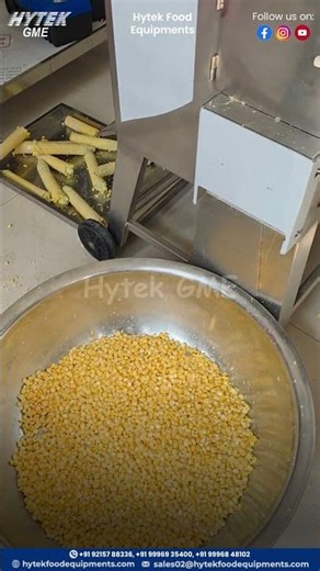 High-Speed Sweet Corn Sheller in Action | Perfect Shallow Cut Kernels 🌽⚙️ | Hytek Food Equipments