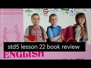 Std5 english lesson no 22 book review questions answers
