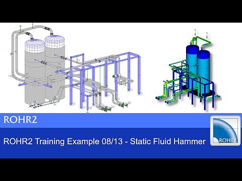 ROHR2 Training Example 07/12 - Static Fluid Hammer