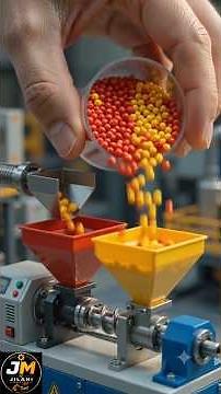 Mini Plastic Pipe Factory in Action! 🚀 Giant Hand Builds Working Pipe Making Machine #shorts