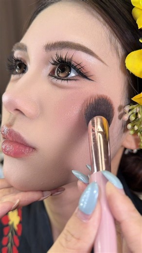 Traditional Chinese Bridal Makeup Tutorial ✨ #Shorts#BridalMakeup