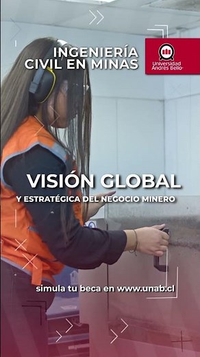 Ingeniería Civil en Minas #shorts #unab #somosunab #carreras #Admisión #IngenieríaCivilenMinas