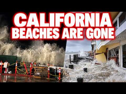 25-FOOT WAVES DETONATE California Coast — Constant Bombardment as Rachel Moves Inland!