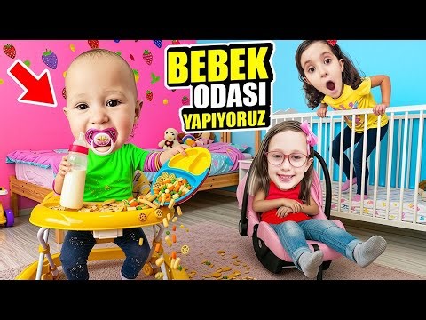 BAHARA DEV KIŞKIRTMA ODASINI ASEL MİRANIN BEZLERİ İLE KAPLADIK !! BAHAR BANU ALYA !!