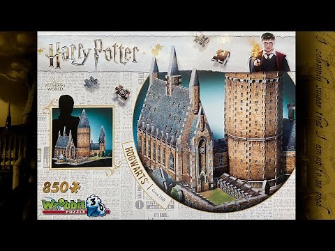 Harry Potter Wrebbit 3D Puzzle • Hogwarts Castle Great Hall