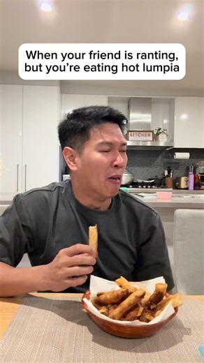 His hot rant VS my hot lumpia! 😅