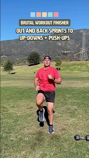 Brutal Workout Finisher | Sprints + Up-Downs | Metabolic Fitness Training
