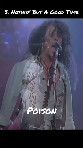 Poison Top 5 Hit Songs #glammetal #heavymetal #hardrock #bretmichaels #americanrockband