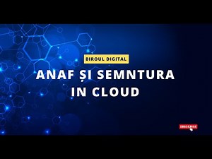 ANAF si semnatura Cloud