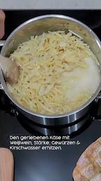 Klassisches Schweizer Käsefondue