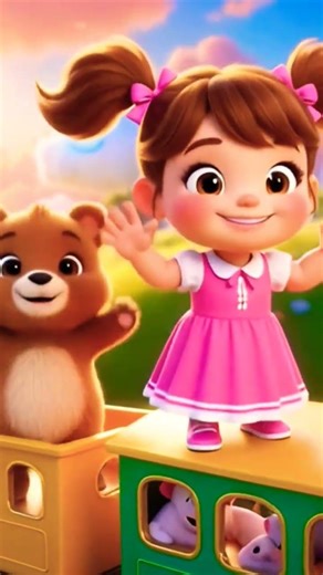 ABC Train Song 🚂 | Learn Alphabet A to Z with Fun Kids Cartoon | Nursery Rhymes & Learning Video