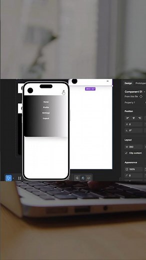 Design a sleek hamburger menu animation with me in Figma