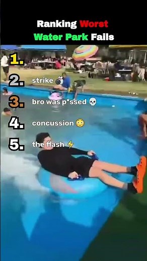 Wait For The Last One: Worst Water Park Fails 💀 #waterpark #shorts