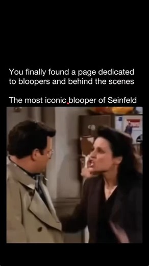 Interviews and Bloopers on Instagram: "This clip comes from Seinfeld, the sitcom famously labeled "a show about nothing," yet built entirely on precision, rhythm, and timing. The moment is from "The Note" (Season 3, 1991), where a simple exchange between Elaine and George goes slightly off-script and snowballs into one of the show's most memorable bloopers. A missed beat, a cracked reaction, and suddenly the illusion breaks - revealing how fragile (and brilliant) Seinfeld's comedy really was. #s