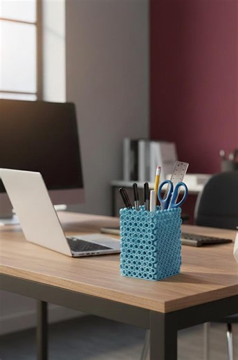 Steel Stationery Holder - Pen Organizer, Sky Blue, Welded, Pencil Holder - Etsy