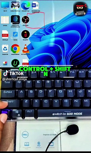 Did you know How to Create A Folder in MS Word 😱 Using Shortcut 🔥. . . . #msword #folder #keyboardshortcuts #office #wordtricks