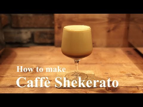 How to make caffe` Shekerato!!