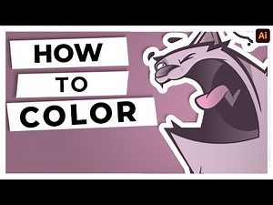 Easy Adobe Illustrator Coloring Tutorial