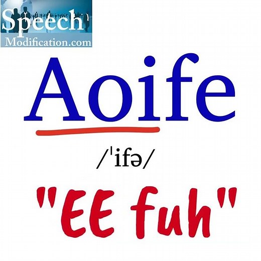 How to Pronounce AOIFE (Irish Name Pronunciation)