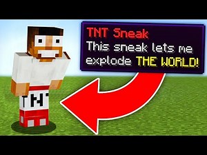 Minecraft, But There are Custom Sneak || Minecraft Mods || Minecraft gameplay