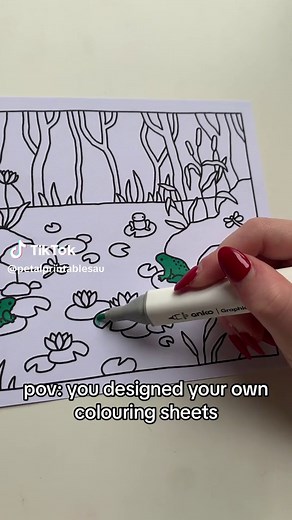 Cute Frog Coloring Sheets for Relaxing and Satisfying Art | Downloadable and Printable