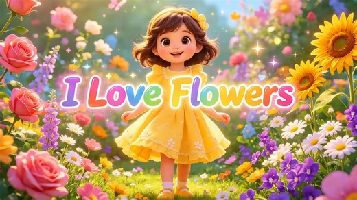 I Love Flowers 🌸｜超好听英文儿歌！孩子一听就会唱的花朵歌曲 | Kids Song