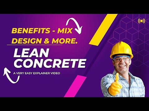 What is Lean Concrete? Purpose - Uses - Mix Design (Ask a Civil Engineer)