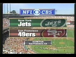 NFL on CBS - 1998 NY Jets vs San Francisco - open