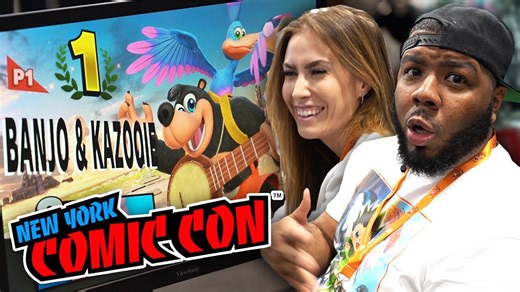 Playing the best games at New York Comic Con!