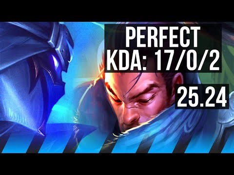 KASSADIN vs YASUO (MID) | Arcane Comet, Perfect KDA: 17/0/2 | NA Master | 25.24