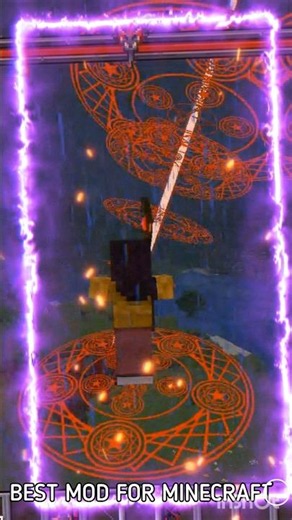 This Minecraft Magic Mod is INSANE! 🤯 #minecraft #minecraftshorts #gaming
