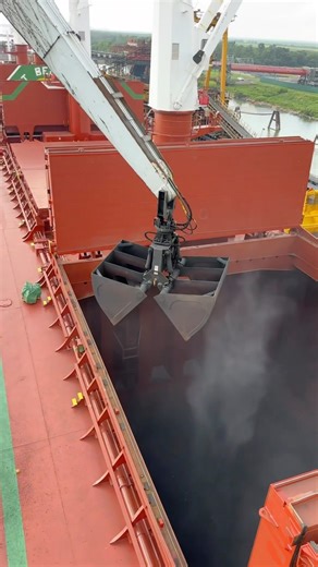 Loading Petroleum Coke into a ship in southern Louisiana — Petroleum Coke is a vital material that’s been produced since the 1930s. It’s a byproduct that comes from multiple different processes such as oil refining and coal mining. — Petcoke is used in various products, 80 percent of the world’s petroleum coke supply is “fuel-grade” and used for electricity generation and cement kilns. It’s also used for aluminum manufacturing and is so vital that without it, producing aluminum at a commercial l