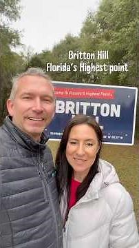 Britton Hill, Florida’s Highest Point. A whopping 345 ft above sea level. #statehighpoints
