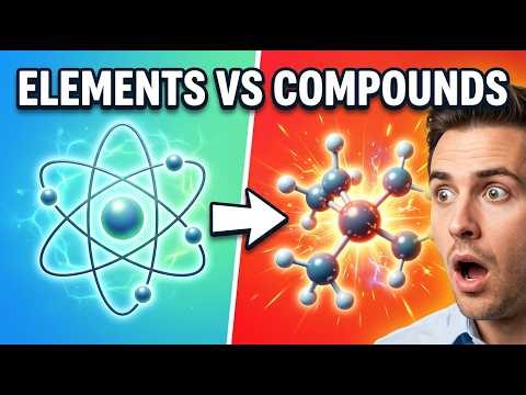 Elements vs Compounds: The Battle That Explains Everything ⚛️