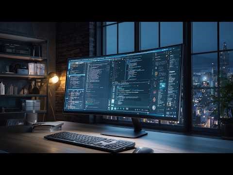 Focus Music for Coding | Modern Minimal Workspace | Tech Focus Ambience | Deep Work Music