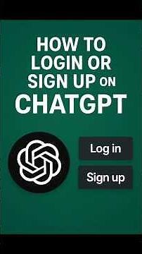 how to sign up or login on chatgpt #chatgpt