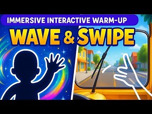 WAVE & SWIPE! 🌟 Interactive Movement Warm-Up for Kids | BDK Dance Brain Break