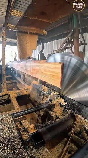 Most Powerful Wood Cutting Machine Ever! 💥 #shorts