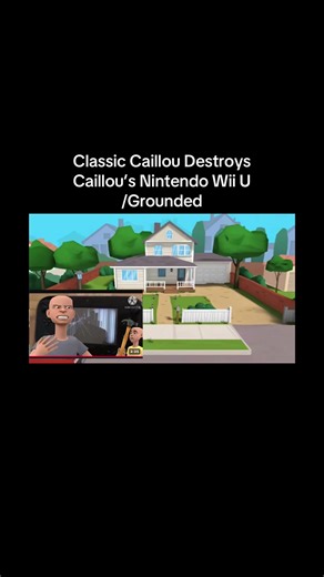 Classic Caillou Destroys Caillou’s Nintendo Wii U#fyp#classiccaillou#nintendowiiu#plotagon
