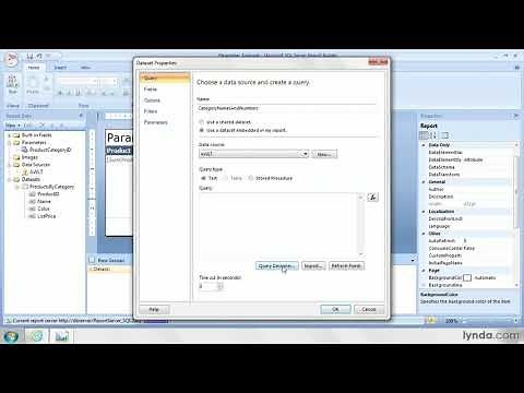 SQL Tutorial - Customizing report parameters in Reporting Services