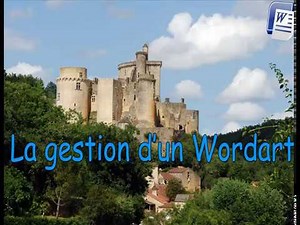 WORD 11 : Comment utiliser un Wordart dans un texte.
