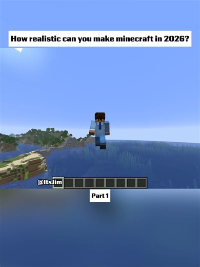 How realistic can you make minecraft in 2026?#minecraft