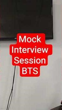 Event Manager Interview - BTS