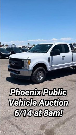 2017 Ford F250 Super Duty in our in our Phoenix Public Vehicle Auction Saturday, June 14th at 8am!