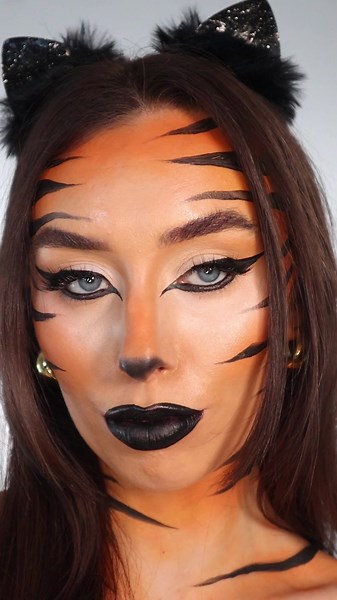 Easy Tiger Makeup Tutorial