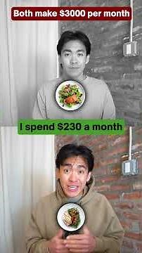 Rich vs broke. Both make $3,000 a month 💰