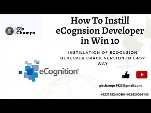 How to Instill eCognsion Developer in Win10