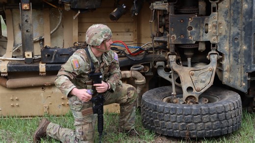 Regional National Guard competition brings blasts, grit to Fort Custer