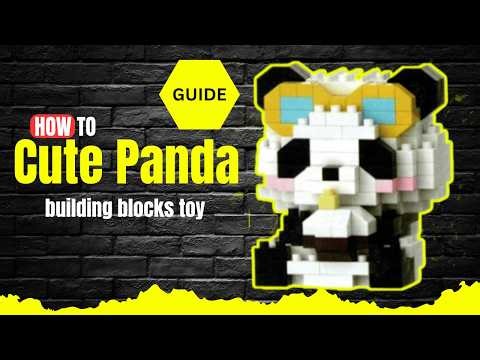 [Guide] Building a Tiny Panda! 🎋 X5005 Mini Bricks Speed Build | Satisfying & Cute