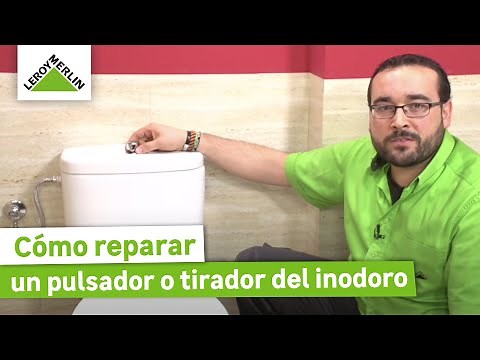 Cómo reparar y sustituir tirador o polsador del inodoro | LEROY MERLIN